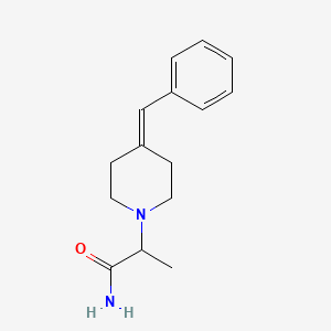 2-(4-Benzylidenepiperidin-1-yl)propanamide