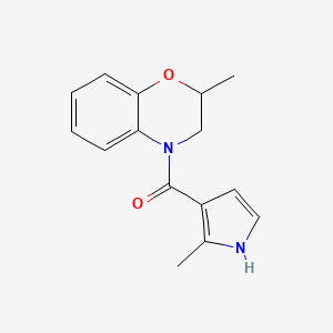 (2-methyl-2,3-dihydro-1,4-benzoxazin-4-yl)-(2-methyl-1H-pyrrol-3-yl)methanone