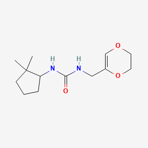 1-(2,3-Dihydro-1,4-dioxin-5-ylmethyl)-3-(2,2-dimethylcyclopentyl)urea