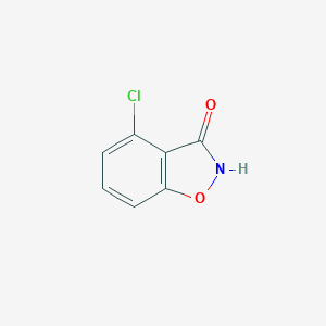 molecular formula C7H4ClNO2 B068961 4-Chloro-1,2-benzisoxazol-3(2H)-one CAS No. 178748-22-6