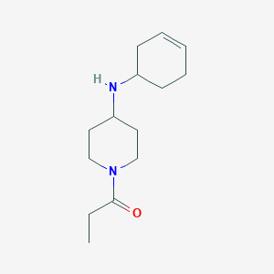 1-[4-(Cyclohex-3-en-1-ylamino)piperidin-1-yl]propan-1-one