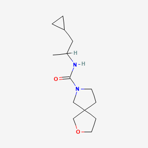 N-(1-cyclopropylpropan-2-yl)-2-oxa-7-azaspiro[4.4]nonane-7-carboxamide