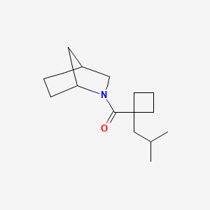 2-Azabicyclo[2.2.1]heptan-2-yl-[1-(2-methylpropyl)cyclobutyl]methanone