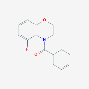 Cyclohex-3-en-1-yl-(5-fluoro-2,3-dihydro-1,4-benzoxazin-4-yl)methanone