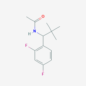 N-[1-(2,4-difluorophenyl)-2,2-dimethylpropyl]acetamide