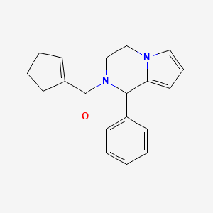 cyclopenten-1-yl-(1-phenyl-3,4-dihydro-1H-pyrrolo[1,2-a]pyrazin-2-yl)methanone