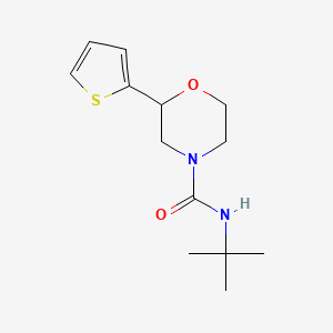 N-tert-butyl-2-thiophen-2-ylmorpholine-4-carboxamide