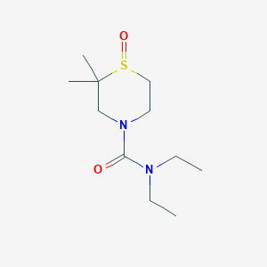 N,N-diethyl-2,2-dimethyl-1-oxo-1,4-thiazinane-4-carboxamide