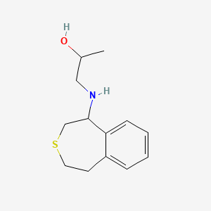 1-(1,2,4,5-Tetrahydro-3-benzothiepin-5-ylamino)propan-2-ol