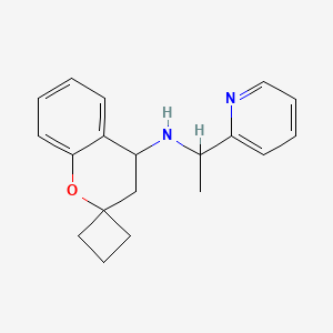 N-(1-pyridin-2-ylethyl)spiro[3,4-dihydrochromene-2,1'-cyclobutane]-4-amine