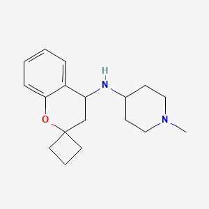 1-methyl-N-spiro[3,4-dihydrochromene-2,1'-cyclobutane]-4-ylpiperidin-4-amine