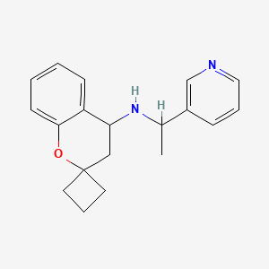 N-(1-pyridin-3-ylethyl)spiro[3,4-dihydrochromene-2,1'-cyclobutane]-4-amine