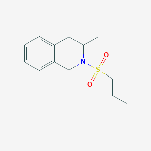 2-but-3-enylsulfonyl-3-methyl-3,4-dihydro-1H-isoquinoline