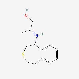 (2R)-2-(1,2,4,5-tetrahydro-3-benzothiepin-5-ylamino)propan-1-ol