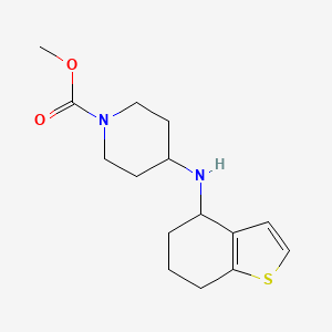 Methyl 4-(4,5,6,7-tetrahydro-1-benzothiophen-4-ylamino)piperidine-1-carboxylate