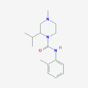 4-methyl-N-(2-methylphenyl)-2-propan-2-ylpiperazine-1-carboxamide