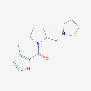 (3-Methylfuran-2-yl)-[2-(pyrrolidin-1-ylmethyl)pyrrolidin-1-yl]methanone