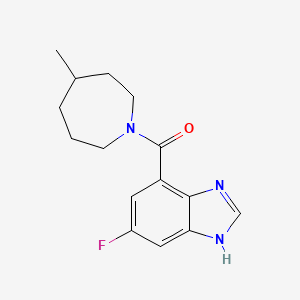 (6-fluoro-1H-benzimidazol-4-yl)-(4-methylazepan-1-yl)methanone