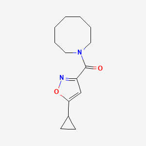 Azocan-1-yl-(5-cyclopropyl-1,2-oxazol-3-yl)methanone