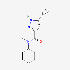 N-cyclohexyl-5-cyclopropyl-N-methyl-1H-pyrazole-3-carboxamide