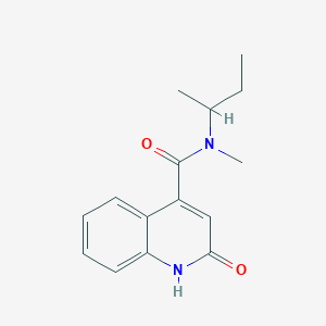 N-butan-2-yl-N-methyl-2-oxo-1H-quinoline-4-carboxamide