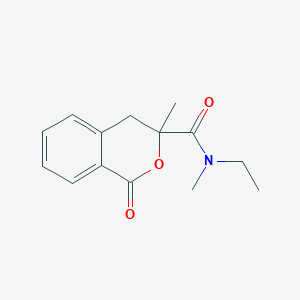 N-ethyl-N,3-dimethyl-1-oxo-4H-isochromene-3-carboxamide