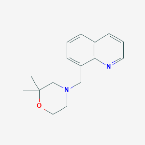 2,2-Dimethyl-4-(quinolin-8-ylmethyl)morpholine