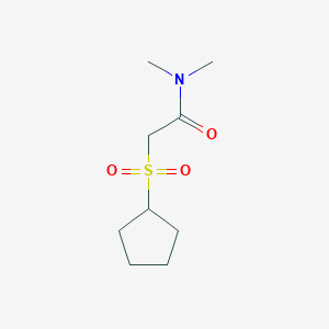 2-cyclopentylsulfonyl-N,N-dimethylacetamide