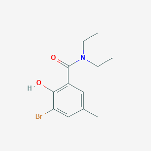 3-bromo-N,N-diethyl-2-hydroxy-5-methylbenzamide