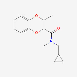 N-(cyclopropylmethyl)-N,2-dimethyl-2,3-dihydro-1,4-benzodioxine-3-carboxamide