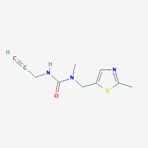 1-Methyl-1-[(2-methyl-1,3-thiazol-5-yl)methyl]-3-prop-2-ynylurea