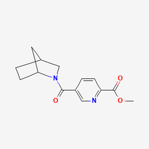 Methyl 5-(2-azabicyclo[2.2.1]heptane-2-carbonyl)pyridine-2-carboxylate