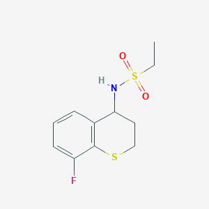 N-(8-fluoro-3,4-dihydro-2H-thiochromen-4-yl)ethanesulfonamide