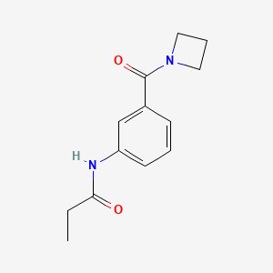 N-[3-(azetidine-1-carbonyl)phenyl]propanamide