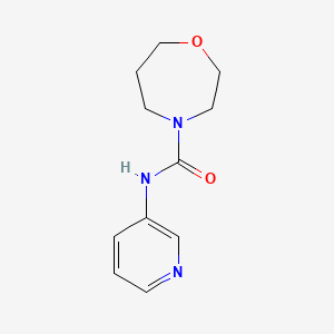 N-pyridin-3-yl-1,4-oxazepane-4-carboxamide