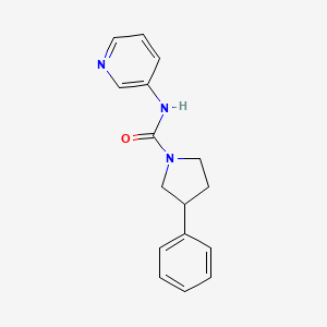 3-phenyl-N-pyridin-3-ylpyrrolidine-1-carboxamide