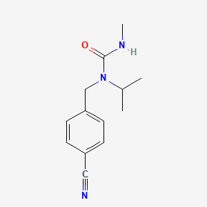 1-[(4-Cyanophenyl)methyl]-3-methyl-1-propan-2-ylurea