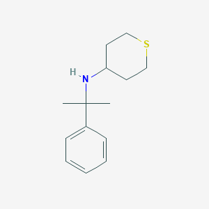 N-(2-phenylpropan-2-yl)thian-4-amine