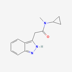 N-cyclopropyl-2-(2H-indazol-3-yl)-N-methylacetamide