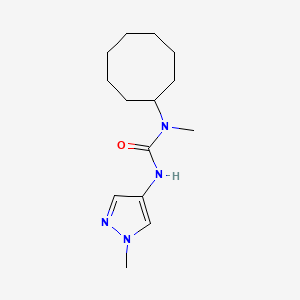 1-Cyclooctyl-1-methyl-3-(1-methylpyrazol-4-yl)urea