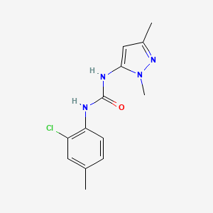 1-(2-Chloro-4-methylphenyl)-3-(2,5-dimethylpyrazol-3-yl)urea