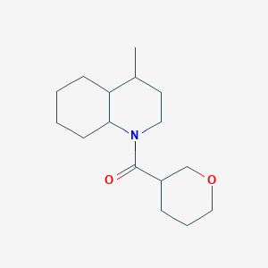 (4-methyl-3,4,4a,5,6,7,8,8a-octahydro-2H-quinolin-1-yl)-(oxan-3-yl)methanone