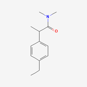 2-(4-ethylphenyl)-N,N-dimethylpropanamide