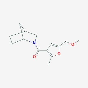 2-Azabicyclo[2.2.1]heptan-2-yl-[5-(methoxymethyl)-2-methylfuran-3-yl]methanone