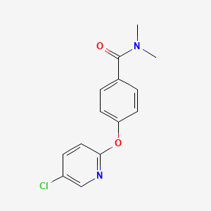 4-(5-chloropyridin-2-yl)oxy-N,N-dimethylbenzamide