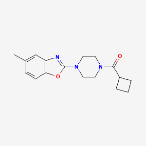 Cyclobutyl-[4-(5-methyl-1,3-benzoxazol-2-yl)piperazin-1-yl]methanone