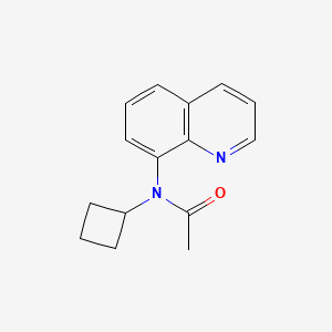 N-cyclobutyl-N-quinolin-8-ylacetamide