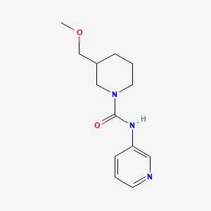 3-(methoxymethyl)-N-pyridin-3-ylpiperidine-1-carboxamide