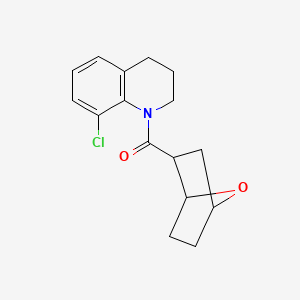 (8-chloro-3,4-dihydro-2H-quinolin-1-yl)-(7-oxabicyclo[2.2.1]heptan-2-yl)methanone