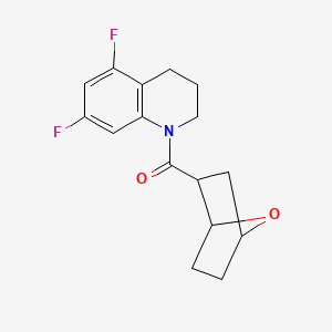 (5,7-difluoro-3,4-dihydro-2H-quinolin-1-yl)-(7-oxabicyclo[2.2.1]heptan-2-yl)methanone